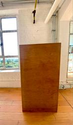 Houten sokkel multiplex 65x65x122 cm dikte plaat 12 mm, Huis en Inrichting, Woonaccessoires | Zuilen en Pilaren, Ophalen, Zo goed als nieuw