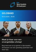 4 tickets goldband 6 december, Tickets en Kaartjes, December