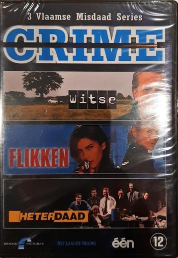 DVD Crime - 3 Vlaamse misdaadseries (nieuw in verpakking)