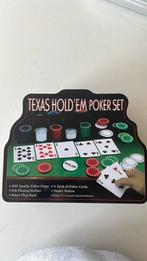 Pokerset ‘Texas hold’em poker set’, Hobby en Vrije tijd, Ophalen, Zo goed als nieuw