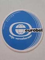 Vintage Sticker - Eurobel Naamloze Verzekeringsmaatschappij, Bedrijf of Vereniging, Ophalen of Verzenden, Zo goed als nieuw