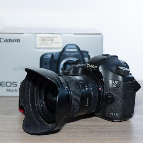 Canon 5D Mark III SET (EF 17-40mm F/4L USM), TV, Hi-fi & Vidéo, Appareils photo numériques, Utilisé, Reflex miroir, Canon, Enlèvement ou Envoi