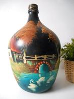 Bouteille Dame Jeanne peinte artisanalement, Enlèvement