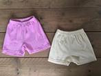 2 shorts en éponge (1 rose + 1 jaune) taille 98, Garçon ou Fille, Enlèvement ou Envoi, Pantalon
