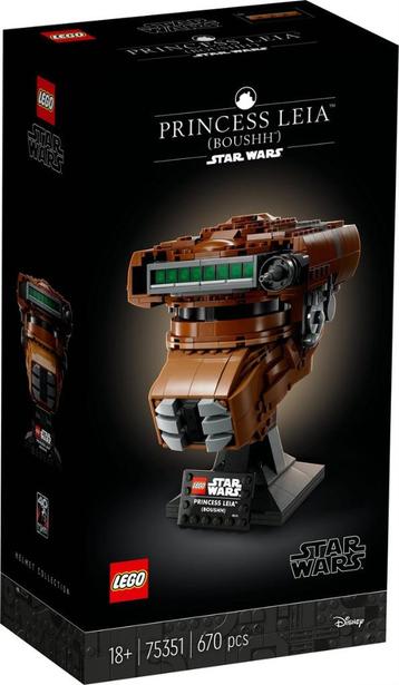 LEGO STAR WARS 75351 Prinses Leia (Boushh) helm nieuw beschikbaar voor biedingen