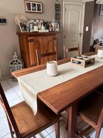 Eetkamer (tafel en 6 stoelen - dressoir - barkast), Huis en Inrichting, Complete eetkamers, Gebruikt, Ophalen