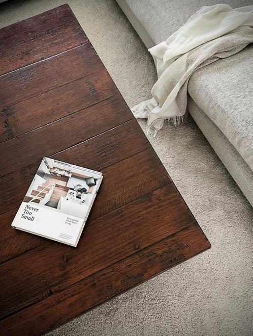 Wood coffee table, Huis en Inrichting, Tafels | Salontafels, Zo goed als nieuw, Vierkant, Overige houtsoorten, Ophalen