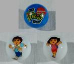 Dora & Diego Knikkers – Delhaize 2009 – Nickelodeon – 2,5 Cm, Collections, Enlèvement ou Envoi, Utilisé