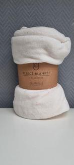 Plaid polaire blanc crème Neuf, Enlèvement