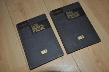 Calcul intégral et différentiel , tomes 1 et 2, N.Piskounov beschikbaar voor biedingen