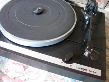 Thorens TD 318 In uitstekende staat Herziene tests mogelijk