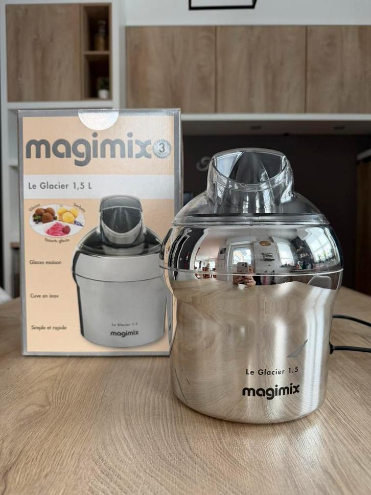 Magimix Le Glacier 1,5L, Electroménager, Machines à glace, Comme neuf, Enlèvement