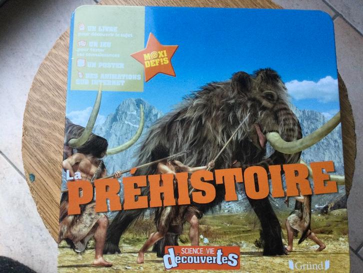 SPEELDOOS „DE PREHISTORIE” WETENSCHAP EN LEVEN ONTDEKT”, Antiek en Kunst, Antiek | Overige Antiek, Ophalen of Verzenden