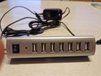 USB Hub + voeding via transfo, Ednet, Ophalen of Verzenden, Zo goed als nieuw