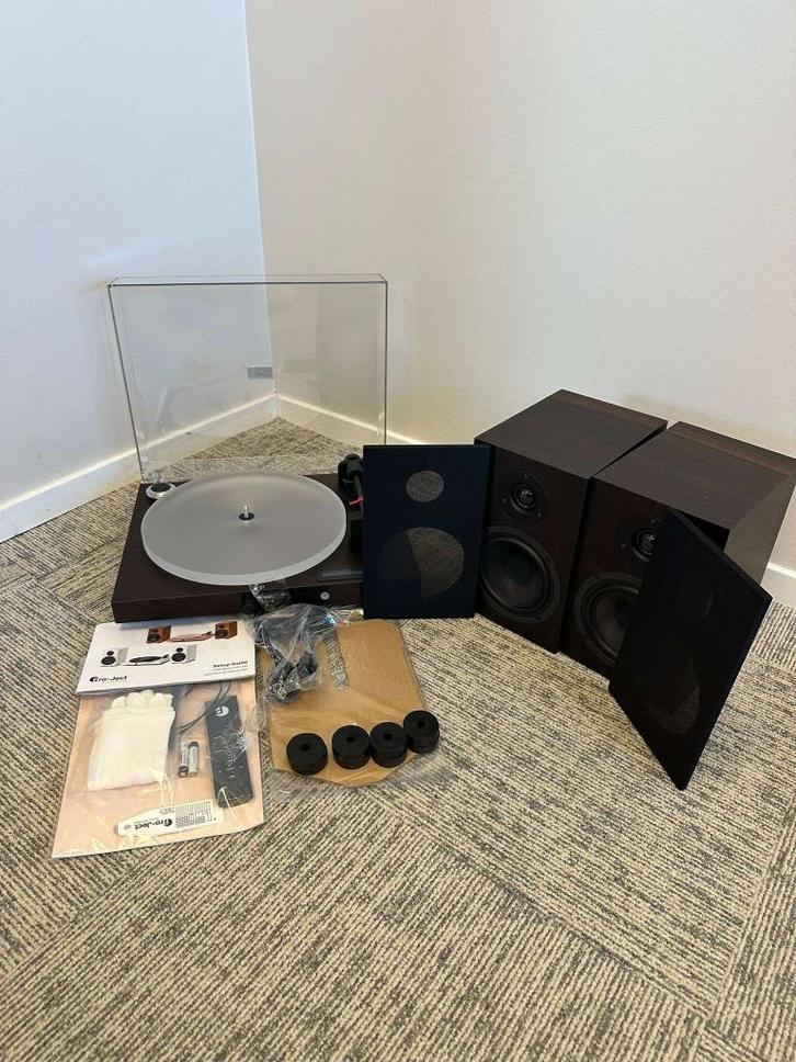 Pro-Ject Jukebox S2 + Speaker Box 5 S2 Set  eucalyptes, TV, Hi-fi & Vidéo, Tourne-disques