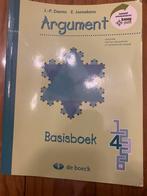 Argument - Basisboek 4, Boeken, Schoolboeken, ASO, Jennekens, Zo goed als nieuw, Wiskunde A