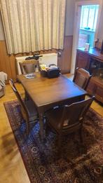 Tafel - 4 stoelen, Huis en Inrichting, Tafels | Eettafels, Ophalen, Gebruikt