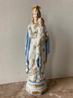 Beeld Maria met Kind in biscuit (32 cm), Antiquités & Art, Antiquités | Objets religieux, Enlèvement