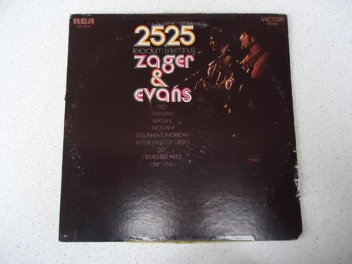 LP van "Zager & Evans" 2525 (Exordium & Terminus) anno 1969., CD & DVD, Vinyles | Pop, Utilisé, 1960 à 1980, 12 pouces, Enlèvement ou Envoi