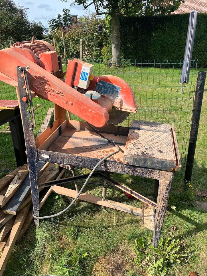 Professionele zaagtafel Clipper, Doe-het-zelf en Bouw, Gereedschap | Zaagmachines, Gebruikt, 70 mm of meer, Ophalen