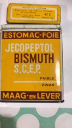 vielles boites metal - medicament estomac-foie - -bismuth, Comme neuf, Enlèvement