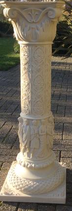 gietmarmeren staander, Ophalen