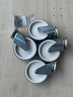Roues pivotantes Ikea de 12 cm de diamètre, Comme neuf, Enlèvement ou Envoi