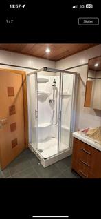 Gratis Douchebak 90x90 met gratis douchecabine, Doe-het-zelf en Bouw, Ophalen, Gebruikt, Douche