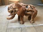 Houten olifant, Antiek en Kunst, Ophalen