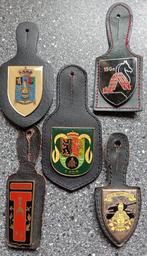 5 Breloques du Génie, Emblème ou Badge, Armée de terre, Enlèvement ou Envoi