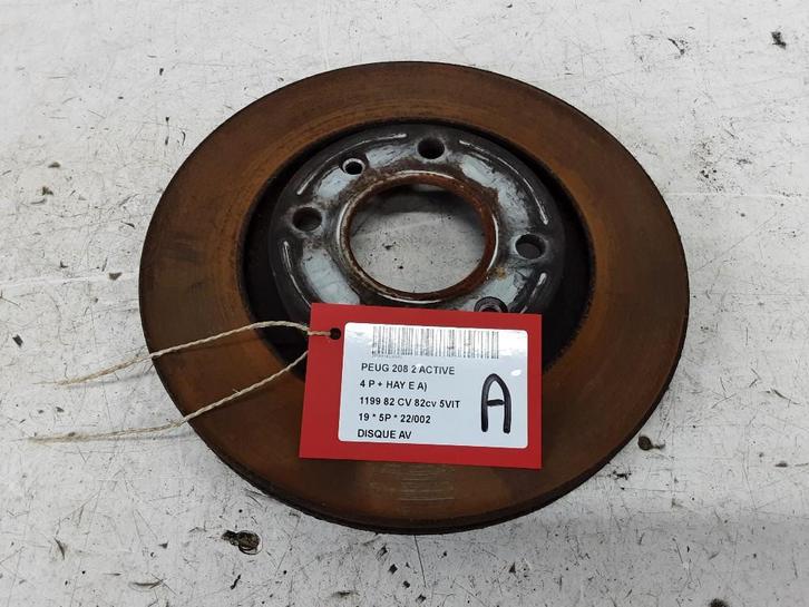 REMSCHIJF VOOR Peugeot 208 I (CA / CC / CK / CL), Auto-onderdelen, Remmen en Aandrijving, Peugeot, Gebruikt