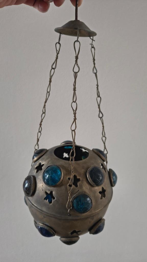 Marokkaanse hanglamp, Huis en Inrichting, Lampen | Hanglampen, Zo goed als nieuw, Metaal, Ophalen of Verzenden