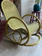 Schommelstoel relax rotan zetel, Huis en Inrichting, Ophalen, Gebruikt, Eenpersoons, Riet of Rotan