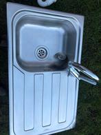 Afwasbak 86x50 met kraan en afloop,, Huis en Inrichting, Keuken | Keukenelementen, Ophalen, Zo goed als nieuw