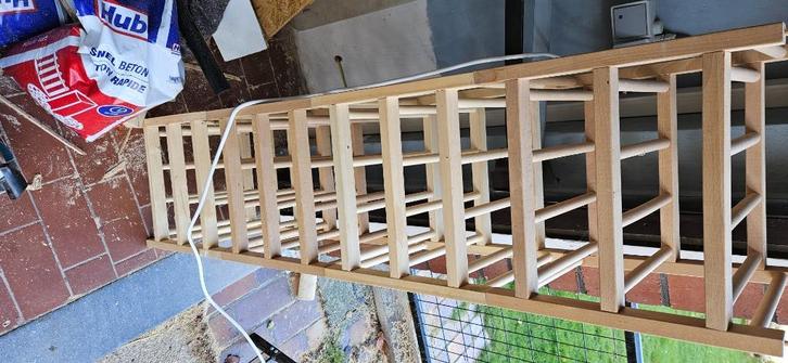 4x Ikea Hutten Wijnrek, Huis en Inrichting, Woonaccessoires | Wijnrekken, Gebruikt, Minder dan 50 cm, Hout, 5 tot 15 flessen, Ophalen