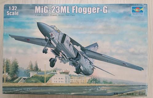 Trompette 1/32 Mig 23 ML Flogger G, Hobby & Loisirs créatifs, Modélisme | Avions & Hélicoptères, Comme neuf, Avion, Enlèvement ou Envoi