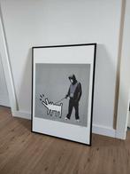 BANKSY aluminium kader, Antiek en Kunst, Kunst | Litho's en Zeefdrukken, Ophalen