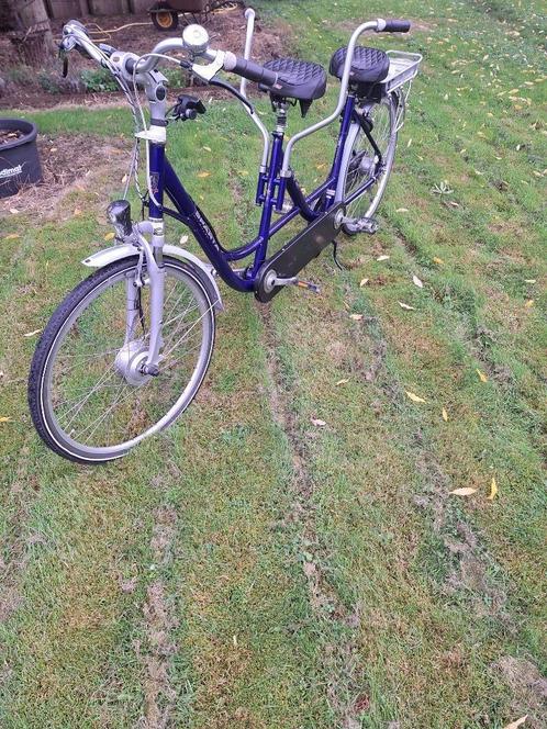 tandem, Fietsen en Brommers, Fietsen | Tandems, Gebruikt, Minder dan 10 versnellingen, Vering, Ophalen