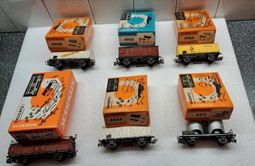 6 marklin wagons in ovp bouwpakket, Hobby en Vrije tijd, Modeltreinen | H0, Gebruikt, Wagon, Wisselstroom, Märklin, Ophalen of Verzenden