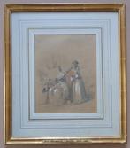 FRANCOIS-CLAUDIUS COMPTE-CALIX / BRIEF ORIGINEEL 39x34cm KAD, Ophalen of Verzenden