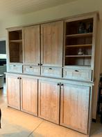 Grote massieve buffetkast, Huis en Inrichting, Kasten | Buffetkasten, Ophalen, Gebruikt, Met deur(en), 200 cm of meer