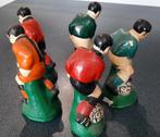 Vintage voetballers beeltjes 5 stuks uit de jaren 50/60, Antiek en Kunst, Ophalen of Verzenden
