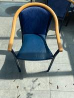 stoelen, Vijf, Zes of meer stoelen, Blauw, Metaal, Gebruikt