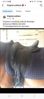 Selle de dressage devoucoux, Dieren en Toebehoren, Ophalen, Gebruikt, Dressuur
