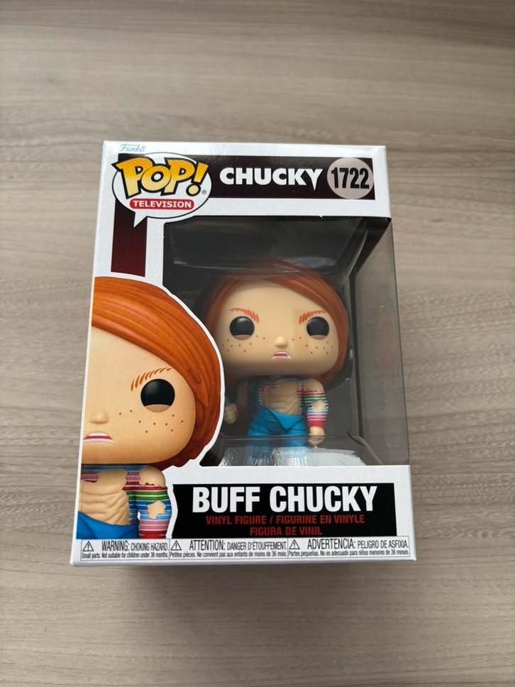 Funko Pop! Television: Chucky - Buff Chucky #1722, Verzamelen, Poppetjes en Figuurtjes, Zo goed als nieuw, Ophalen of Verzenden
