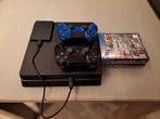 Playstation 4  ps4 slim + 2tb externe harde schijf, Games en Spelcomputers, Ophalen, 500 GB, Met 2 controllers, Zo goed als nieuw