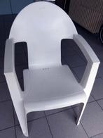 Witte Tuinstoel, Hartman: € 5,00, Tuin en Terras, Tuinstoelen, Ophalen, Zo goed als nieuw, Kunststof