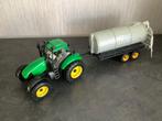 Plastic speelgoed tractor met kar (24x45 cm), Ophalen of Verzenden, Gebruikt
