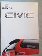 Brochure de la Honda Civic 1987, Livres, Autos | Brochures & Magazines, Envoi, Honda