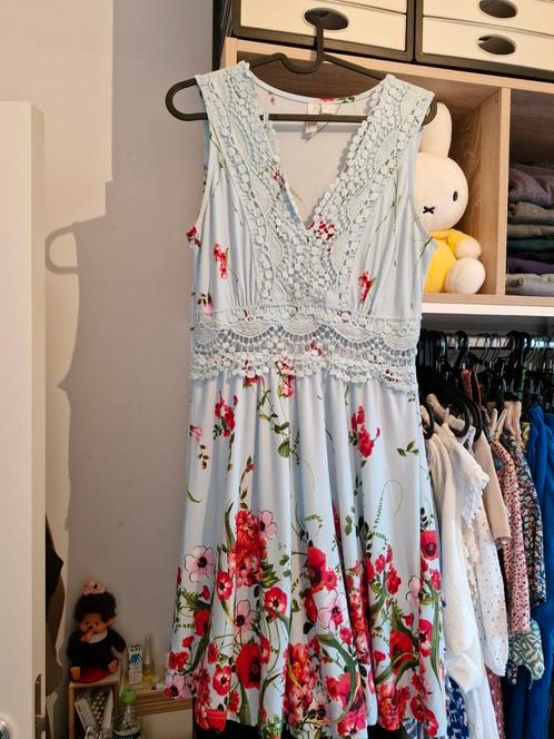 Zomerkleedje Bodyflirt Bonprix, Kleding | Dames, Jurken, Nieuw, Maat 36 (S), Blauw, Knielengte, Ophalen of Verzenden